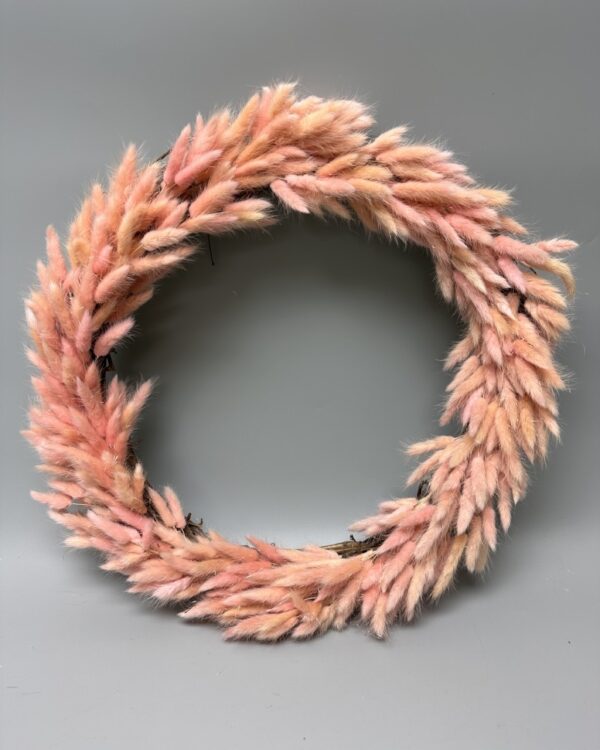 Ghirlanda lagurus rosa - immagine 2