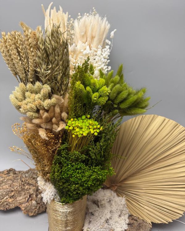 DIY Composizione verde bianco naturale - immagine 2