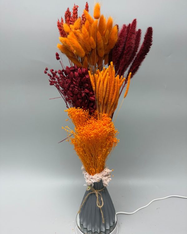 DIY Composizione bordeaux arancione - immagine 2