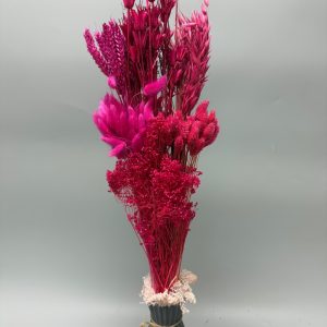 DIY Composizione rosa acceso